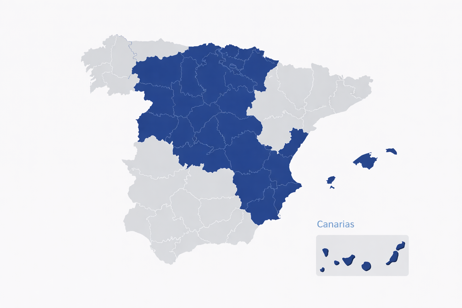 Mapa político España
